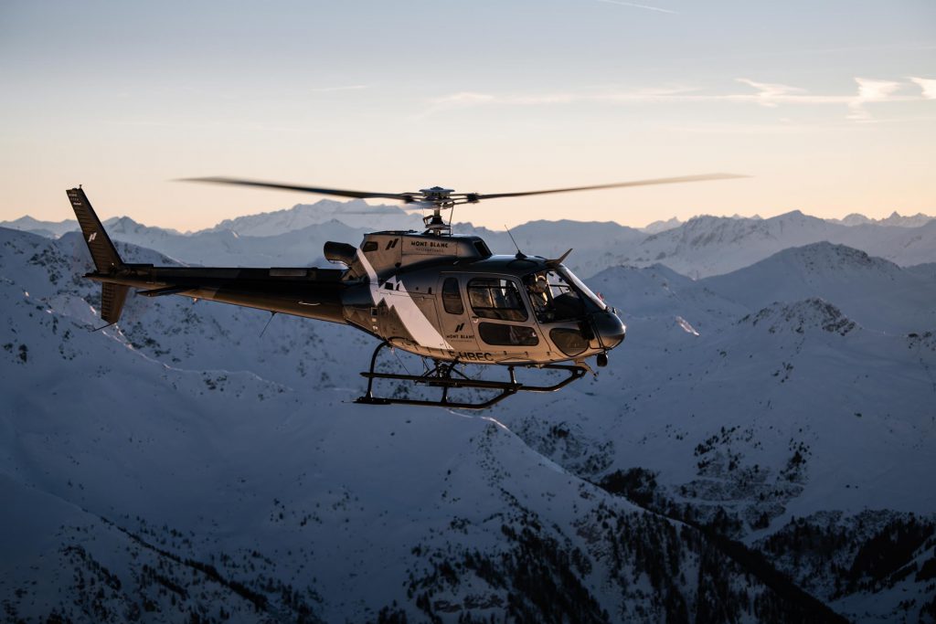 Vols touristiques - Tour des 3 Vallées - Mont Blanc Hélicoptères Courchevel